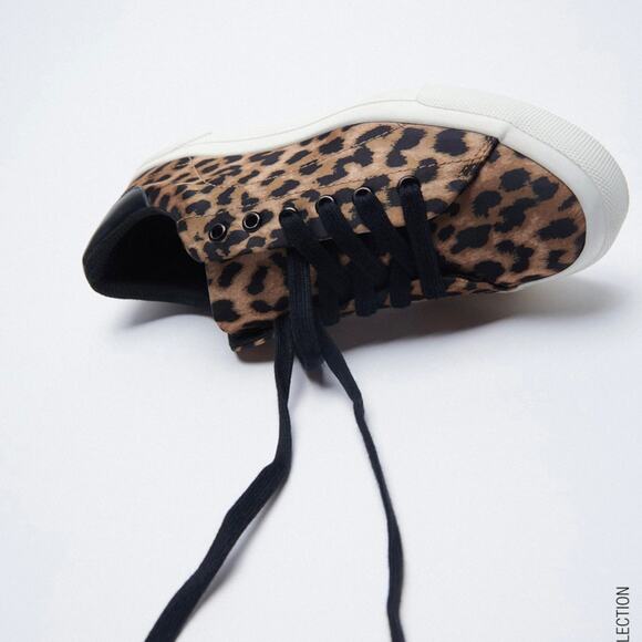 Zara Cheetah Sneakers Size 9 - Picture 5 of 5